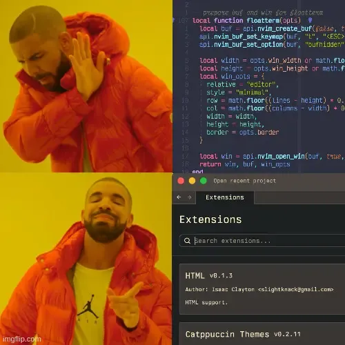 Drake Zed Extension Meme